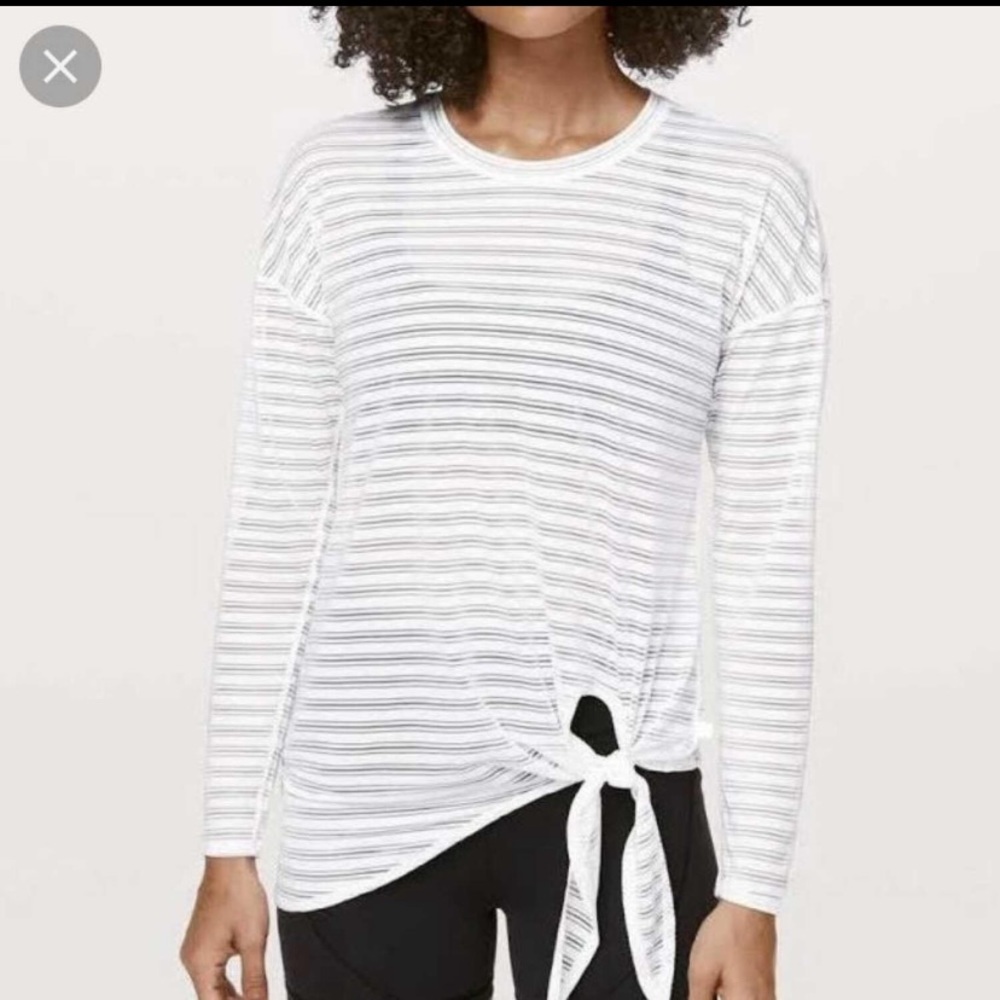Lululemon Tie Your Practice Long Sleeve